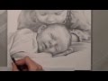 Kinder - Bleistiftportrait. Realistisch Zeichnen. speed painting.Portrait drawing. Painting.