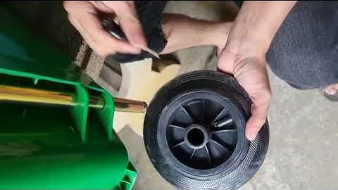 Hướng dẫn Tháo bánh xe Thùng rác 120 Lít, 240 Lít và 360 Lít nhanh nhất