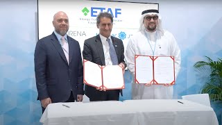 Masdar signs a cooperation agreement formalizing our commitment to IRENA’s ETAF platform