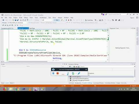 رسم Sprite في الـ DirectX10 بلغة الـ Visual Basic.NET