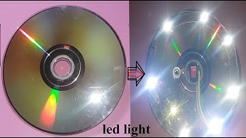 How to make a super led lights on a DVD/CD disk//by technical maker