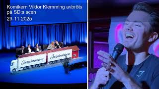 Download Lagu Komikern Viktor Klemming  avbröts på SD:s scen MP3