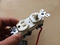 Como conectar un interruptor sencillo que viene con tomacorriente  INSTALACIONES ELECTRICAS