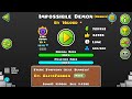 Impossible demon by 16lord easy demon geometry dash