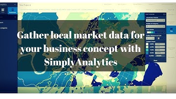 Gather local market data for your business concept with SimplyAnalytics