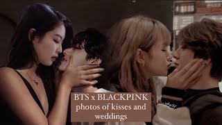 BTS x BLACKPINK • photos of kisses and weddings • [fmv] - YouTube
