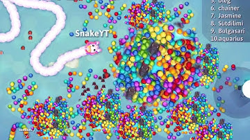 Snake.io 🐍 I Instantly Teleported to eat most satisfied score here 🐍 Epic snake io Gameplay #snakeio