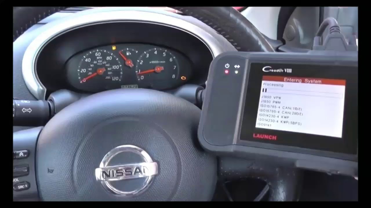Nissan Micra Engine Warning Light On Due To Cam Shaft Sensor YouTube