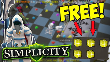 *FREE* 5 GOLD BOXES! HUGE DROP PARTY & MASS RAIDS!! (GIVEAWAY) - Simplicity RSPS