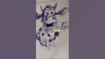 GUYS I DID MY FIRST LOOP YAY🥳 #art #viral #trend #creative