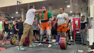 Peyman Maheripourehir 476 kilo deadlifts