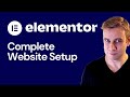 Wordpress website tutorial  elementor hosting