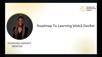 Roadmap to Learning Web3 Developer Relations