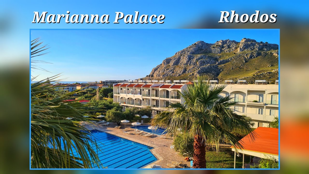 Hotel Marianna Palace 🏨 Rhodos🏨 Griechenland 🏨 Kolymbia  🇬🇷🇬🇷🇬🇷🇬🇷🇬🇷 2025
