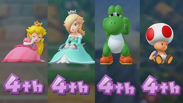 Mario Party 10 - All Characters Losing Animations