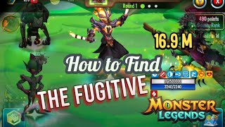 Bounty Hunt Full League 1 & How to Find the Fugitive (Monster Legends)