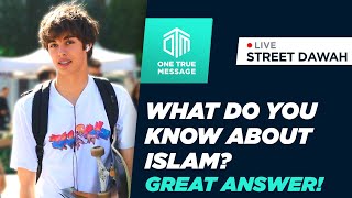 What do you know about Islam? SURPRISING RESPONSE! #otmfdawah