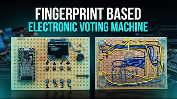 🚀 Smart Fingerprint-Based Voting System | ESP32 + Cloud + Web Dashboard