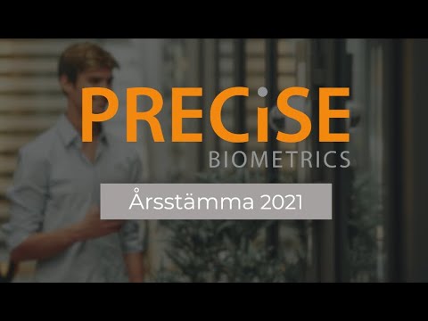 Precise Biometrics Årsstämma 2021 - video from Precise Biometrics