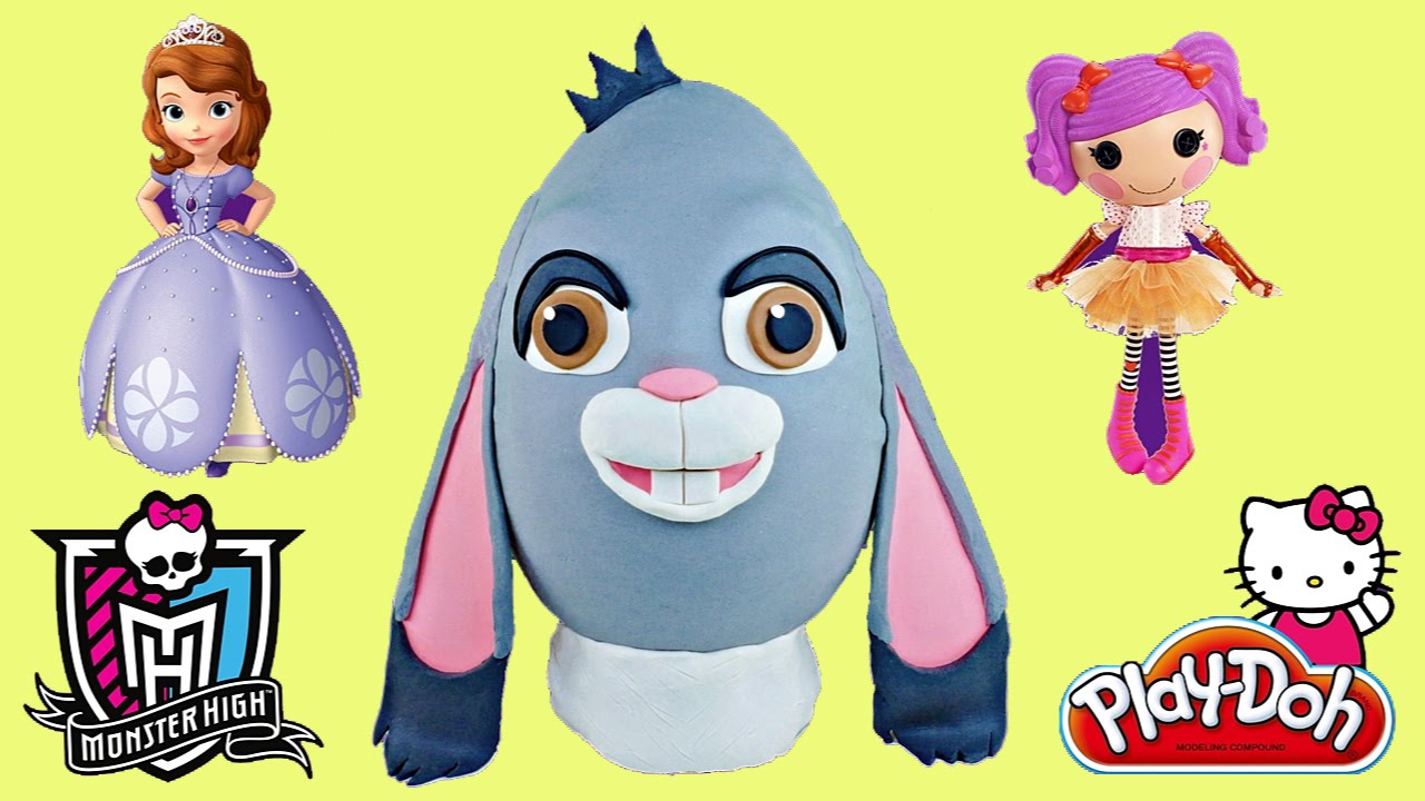 GIANT Surprise Play Doh Egg CLOVER from Sofia the First - YouTube