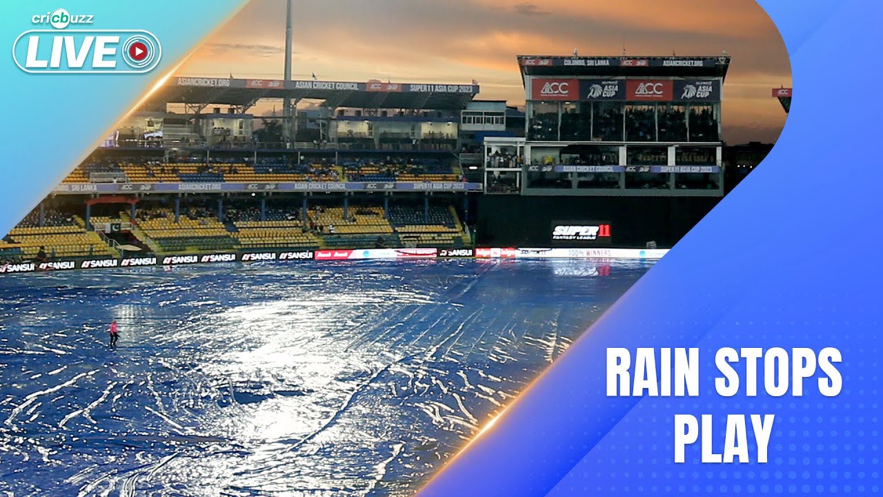 Cricbuzz Live Pakistan v India, Super Four, Rain Stops Play