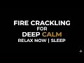 Black Screen Fire Crackling 1 Hour | Fireplace Sound for Sleep | Relaxing Fire Noise
