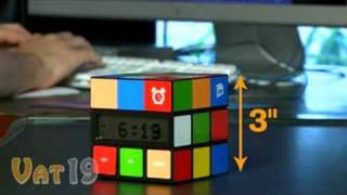 80S Rubiks Cube Clock Is Totally Rad