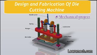 Manual Die Cutting Machine - Leather Cutting Machine | Mechanical Project