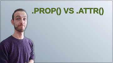 .prop() vs .attr()