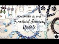 Finished Jewelry Update | Beading Project Share 2 - Nov 2018