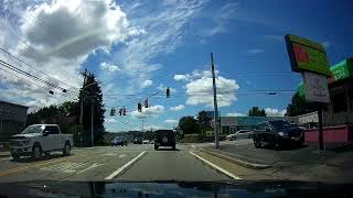 Driving to Lowe's Home Improvement on Mineral Spring Avenue in North Providence, Rhode Island