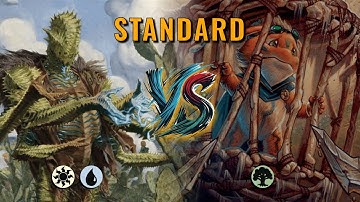 MTG Standard - Azorius Midrange by CunicoliGoblin VS Mono Green Midrange by aberration