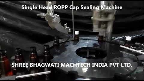 Automatic Single Head ROPP Cap Sealing Machine, Syrup Aluminium Capping Machine