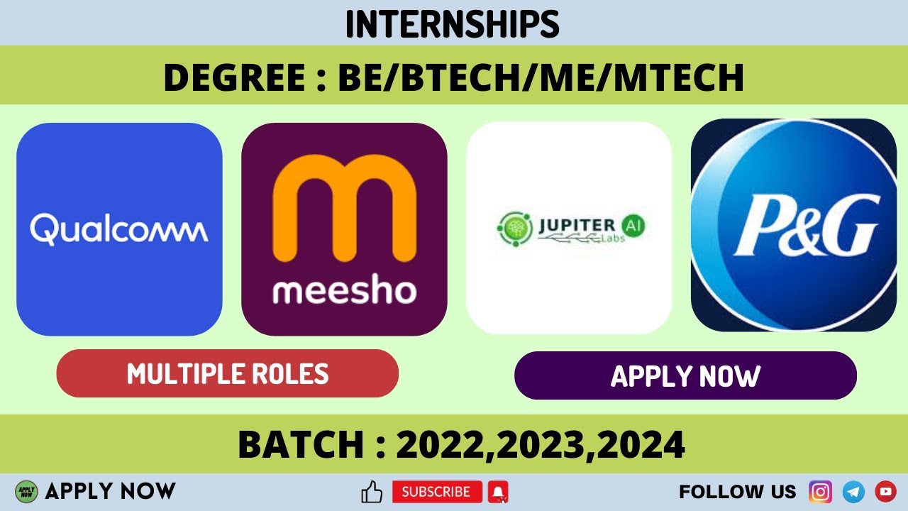 LOOKING FOR INTERNSHIPS ? 🔥🔥| CHECK NOW | 2022-2024 BATCH | ALL CAN APPLY 