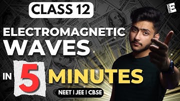Electromagnetic Waves Class 12 Physics  In 5 Minutes | Quick Revision | NEET, JEE & CBSE | Physics