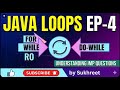 Java Loops Explained | for, while &amp; do-while with Examples 🔁