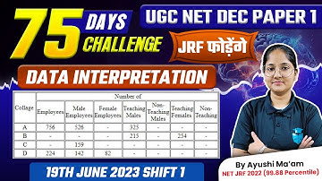 UGC NET Dec 2023 | UGC NET Paper-1 Data Interpretation 2022-23 PYQs | Missing Figures DI | JRFAdda