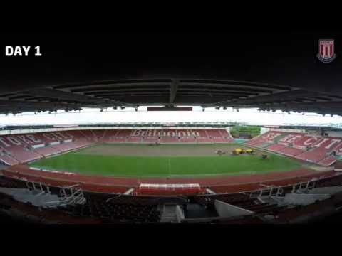 stoke city fc jobs Stoke City Pitch Time-Lapse: Week 1