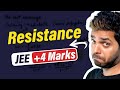 Resistance Questions for JEE Mains NEET | Resistance Important Questions, Numericals & JEE PYQs