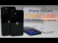iPhone 12 Event Super Leak - Prices, Colors, Features and more