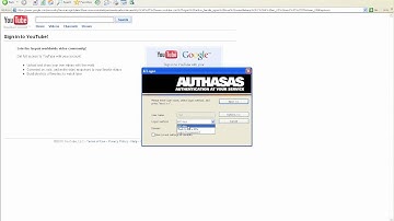 Logon to Youtube with ActivIdentity Securelogin SSO using Authasas
