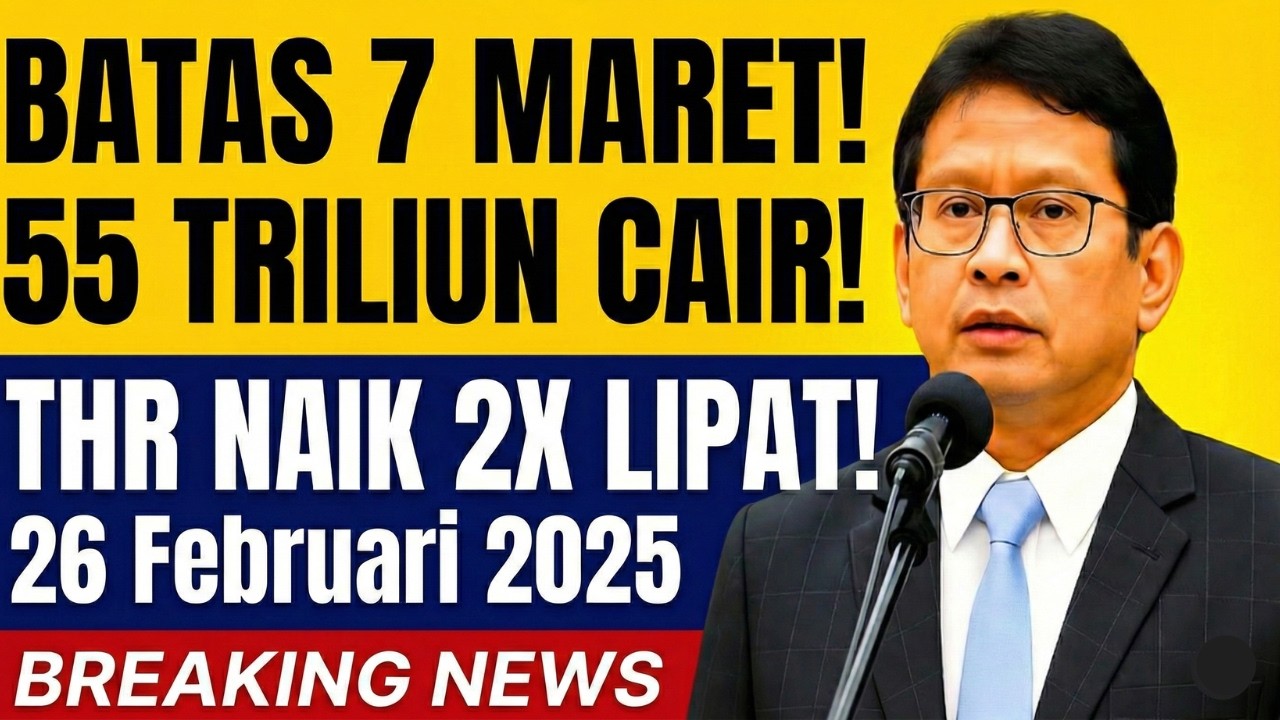 🎉 THR 2026 CAIR! 55 Triliun Dibagi ke ASN, Swasta & Ojol — Cek Jadwal Cairmu Sebelum 7 Maret 2026! 💰