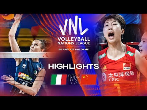 🇮🇹 ITA vs. 🇨🇳 CHN - Highlights Week 2 | Women's VNL 2023