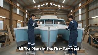 Epic Narrow Beam Catamaran Build From Scratch: Will It Survive Boat Build Plans