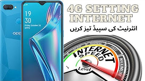 Oppo A12 Internet Speed Fix 4g Data Not Working  Fix Hindi Urdu