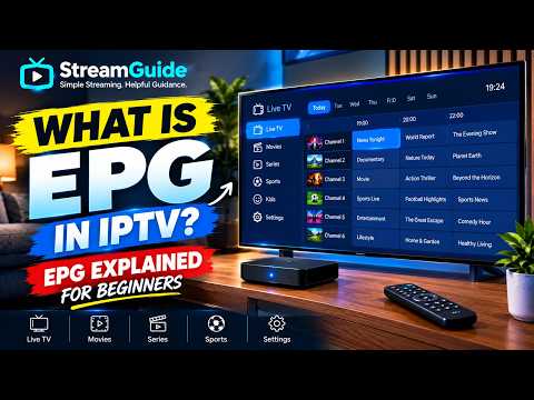 What Is EPG in IPTV? 📺 EPG Explained for Beginners | IPTV Guide#iptv  #iptvguide  #iptvplayer