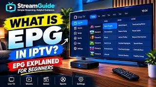 What Is EPG in IPTV? 📺 EPG Explained for Beginners | IPTV Guide#iptv  #iptvguide  #iptvplayer