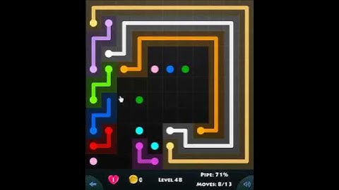 flow game facebook - 11 x 11 mania level 48 Connect the dots