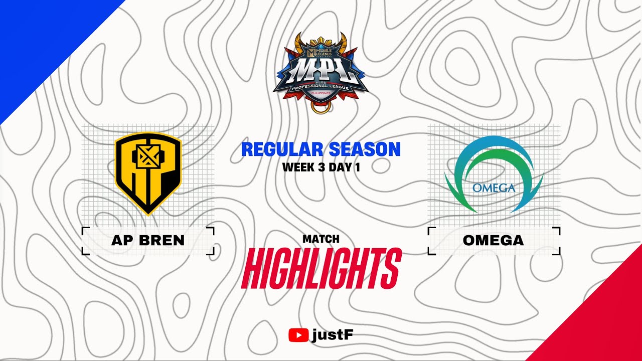 BREN vs OMEGA HIGHLIGHTS | MPL PH SEASON 13 WEEK 3 AP BREN vs Smart Omega