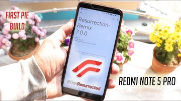 Resurrection Remix Pie V7.0 On Redmi Note 5 Pro [Official]